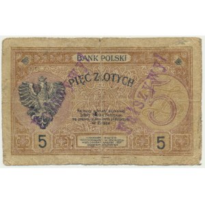 5 złotych 1919 - S.14.A - fałszerstwo z epoki