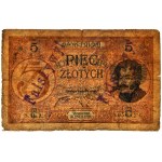 5 złotych 1919 - S.14.A - fałszerstwo z epoki