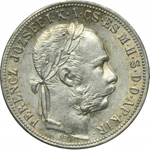 Węgry, Franciszek Józef I, 1 Forint Kremnica 1883 KB