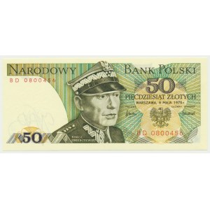 50 złotych 1975 - BD -