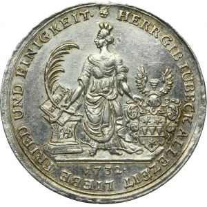 Germany, City of Lübeck, Medal for Mayor Johann Heinrich Dreyer 1732