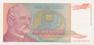 Yugoslavia, 500 Bilion Dinara 1993