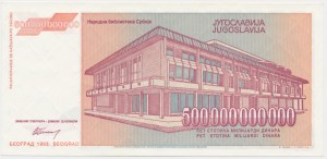 Yugoslavia, 500 Bilion Dinara 1993