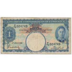 Malaya, 1 Dollar 1941