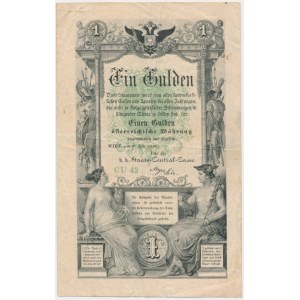 Autriche, 1 florin 1866