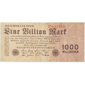 Germany, 1 billion Mark 1923