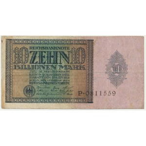 Germany, 10 billion Mark 1924 - RARE