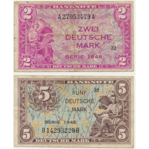 Germany, set 2-5 Mark 1948 (2 pcs.)