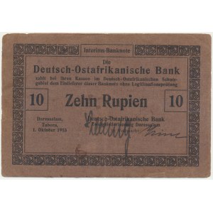 Germany, East Africa, 10 Rupien 1915