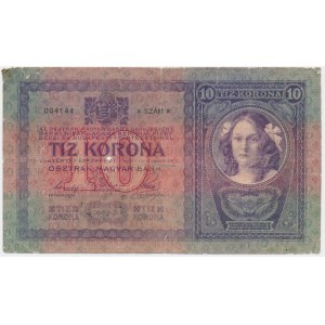 Roumanie, 10 couronnes 1904