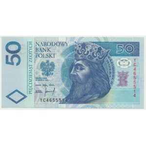 50 złotych 1994 - YC - seria zastępcza