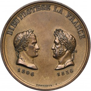 France, Louis Philippe I, Medal on the occasion of the opening of the Arc de Triomphe in Paris 1836