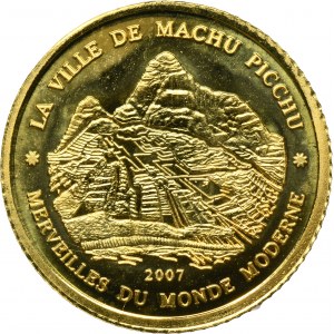 Ivory Coast, 1.500 Francs CFA 2007 - Machu Picchu