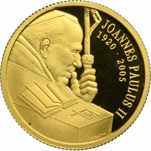 Cook Islands, Elizabeth II, 10 Dollars 2005 - John Paul II