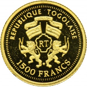 Togo, 1.500 Francs 2006 - Wolfgang Amadeus Mozart