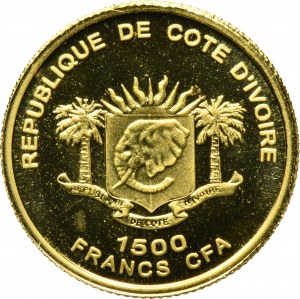 Ivory Coast, 1.500 Francs CFA 2007 - Frédéric Chopin