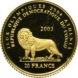Democratic Republic of the Congo, 20 Francs 2003 - Athenian Coin