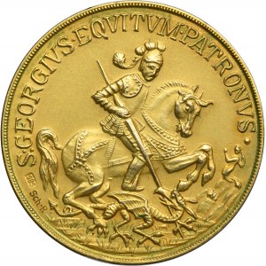 Hungary, Medal with St. George slaying the dragon