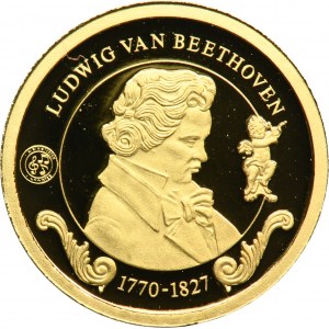 Austria, Medal from the Most Famous Composers series 2010 - Ludwig van Beethoven