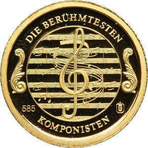 Austria, Medal z serii Najsłynniejsi Kompozytorzy 2010 - Giuseppe Verdi