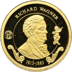 Austria, Medal from the Most Famous Composers series 2010 - Richard Wagner