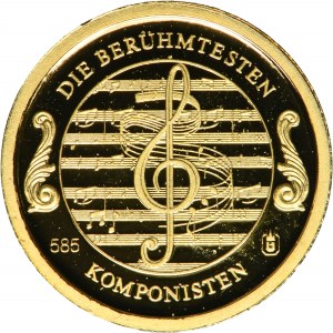 Austria, Medal from the Most Famous Composers series 2010 - Richard Wagner