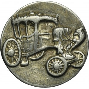 Automobile medal with St. Christopher