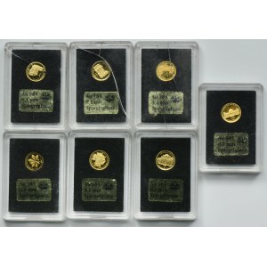 Set, Germany, Gold commemorative coins (7 pcs.)
