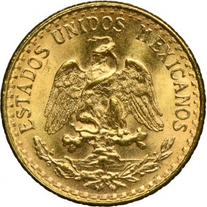 Mexico, Republic, 2 Pesos Mexico 1945