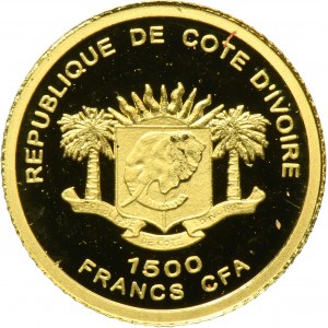 Ivory Coast, 1.500 Francs CFA 2007 - Justitia