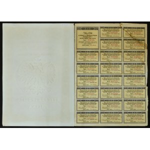 4,5 % Emprunt interne 1937, obligations 500 et 1 000 zlotys - série C