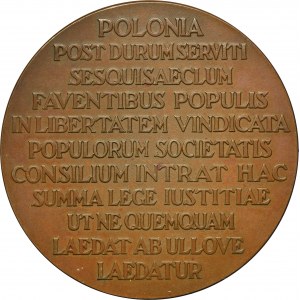 Medal to commemorate Poland's admission to the Council of the League of Nations 1926 - RARE