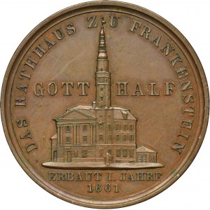 Silesia, Ząbkowice Śląskie, Medal from the destruction of the city 1858