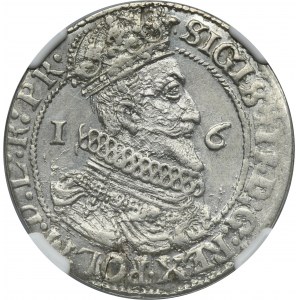 Sigismund III Vasa, 1/4 Thaler Danzig 1624/3 - PR• - NGC MS63