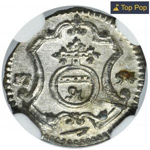 August III Sas, Halerz Dresden 1754 FWôF - NGC MS65