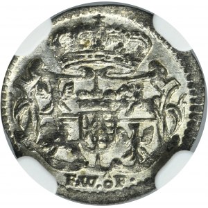 Augustus III of Poland, 1 Pfennig Dresden 1756 FWôF - NGC MS65 - RARE