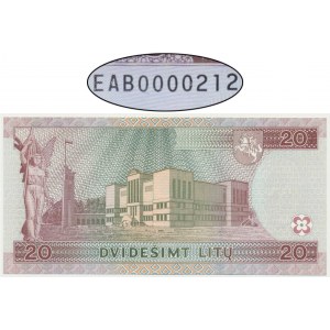 Lithuania, 20 Litu 1997 - EAB 0000212 -