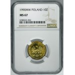 10 gold 1990 - NGC MS67