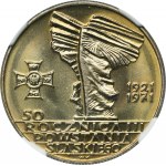 10 gold 1971 50th anniversary of the Silesian Uprising - NGC MS67