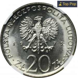 20 zlatých 1975 Rok ženy - NGC MS67