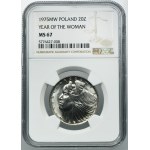 20 złotych 1975 Rok Kobiet - NGC MS67