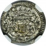 Augustus III of Poland, 1 Pfennig Dresden 1741 FWôF - NGC MS65