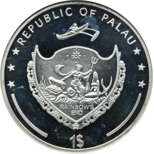 Palau, 1 Dollar 2011 Pope visit in Georgia - GCN PR66