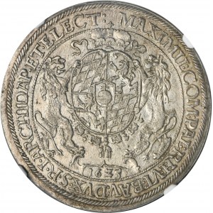 Niemcy, Elektorat Bawarii, Maksymilian I, Talar Monachium 1625 - NGC AU55
