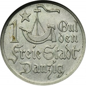 Free City of Danzig, 1 gulden 1923 - GCN AU53