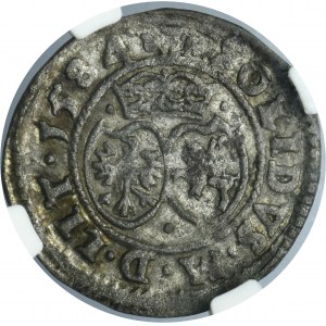 Stefan Batory, Szeląg Wilno 1584 - NGC AU58