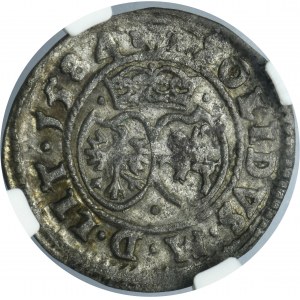Stephen Bathory, Schilling Vilnius 1584 - NGC AU58