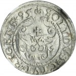 Zygmunt III Waza, Szeląg Ryga 1595 - NGC MS66