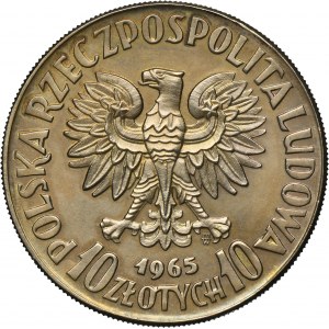 PRÓBA, 10 złotych 1965 VII Wieków Warszawy