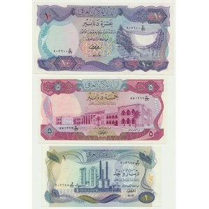 Iraq, set 1-5 Dinars (1973)(3 pcs.)